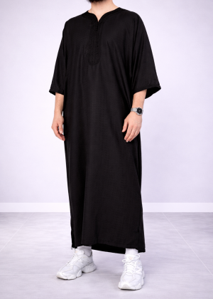Moroccan “Heritage” Kandora Black by Djellaba Men