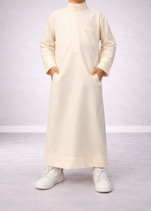Saudi Qamis for Boys “Signature” Cream