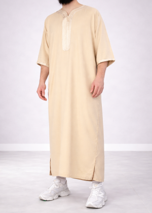 Moroccan “Heritage” Kandora Beige by Djellaba Men
