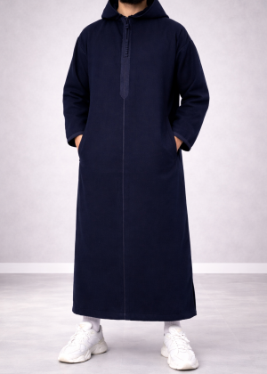 Navy Blue – Marokkaanse Djellaba Mannen